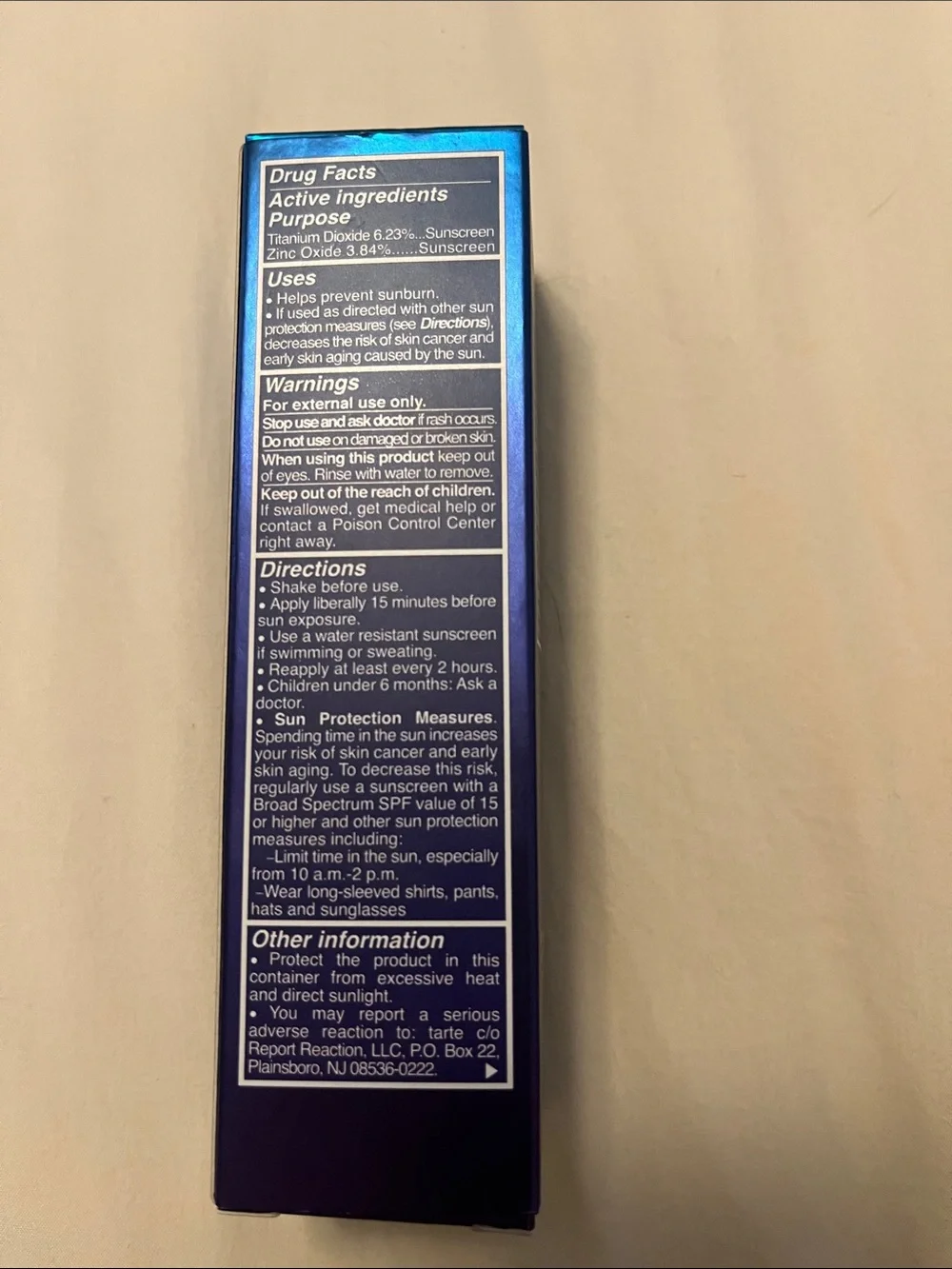 Tarte Rainforest of the Sea Water Foundation - Mahogany